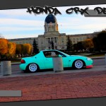Slammed Honda CRX