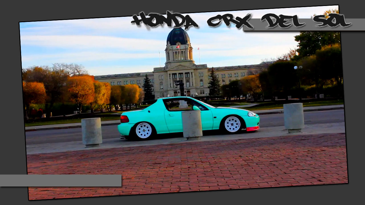 Slammed Honda CRX